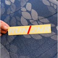 RUN Car Sticker 2NR/