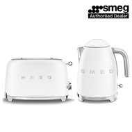 Smeg Breakfast Set Kettle KLF03WHMUK + Toaster TSF01WHMUK  (Matte White)