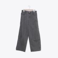 [CUMAR] Casual Brushed Denim Trousers Gray