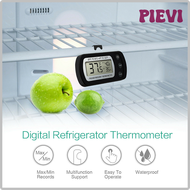 PIEVI Mini Digital Electronic Fridge Frost Freezer Room LCD Refrigerator Thermometer Meter With Hook Hanging Household New AVBEB
