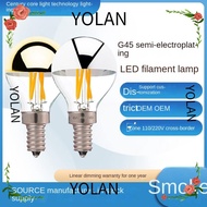 YOLANDAGOODS LED Light Bulb, E12/E14/E26/E27 4W Crystal Light Bulb, 2023 Incandescent Warm White Can