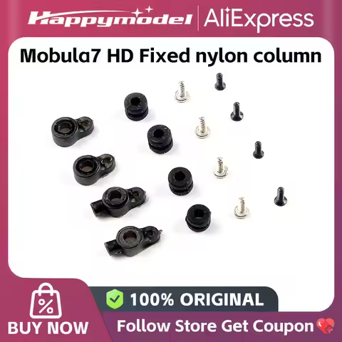 HappyModel Mobula7 HD Cinewhoop Drone Replacement Fixed Nylon Column Damping Ball Screws Set for Cra