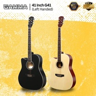 Gamma G41 , 41 inch Left Handed Dreadnought with Cutaway Acoustic Guitar ( Lefty / Kidal / G41LH / G41-LH )