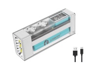 {MPower} Lumintop MoonBox 透明版 USB 充電 10000流明 LED Flashlight Torch 電筒 - 原裝行貨