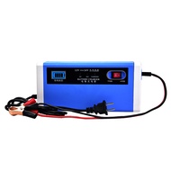 (COD) Charger Aki Portable 12V-24V 10A Mobil dan Motor LCD Indicator with Intelligent Chip / Cas Aki