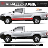 TOYOTA STREET.CARS STICKER HILUX SINGLE CABIN 4X4 4X2 ACCESSORIES HILUXTOYOTA