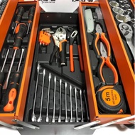 Manila spot 85PCS Socket Wrench Set - Repair/Home Hand Tool Set With Tin Box Storage Box