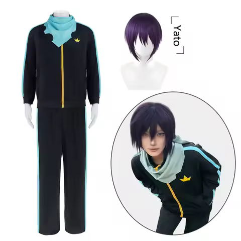 Anime Noragami Yato Cosplay Costumes Uniform Halloween Carnival Party Outfit For Men Women
