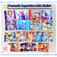 Dompet budak lelaki/kid wallet Superhero cartoons DOMPET BUDAK LELAKI & PEREMPUAN/KID BOY WALLET/REA