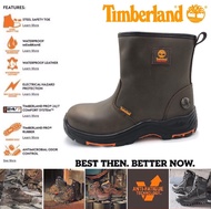 Timberland Premium Quality Steel Toe Cap Steel Midsole Waterproof Safety Boot Kasut Keselamatan Timb