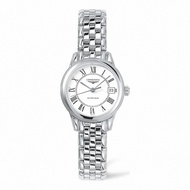 Longines Women's Watch Army Flag Series Fashion Calendar Watch Steel Band Mechanical Watch L4.274.4.21.6