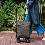 日本cocoro Permis 側推型保溫保冷四輪摺疊購物車-19L-多色可選