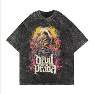 Washing Oversized Vintage T-shirt The DEVIL Wears Prada Washed Tee
