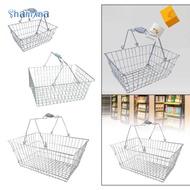 [Shamjina] Shopping Basket Ergonomic Handheld Grocery Basket Storage Holder Storage Basket for Cosme