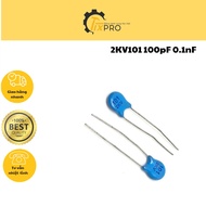 High voltage capacitor 2KV101 2KV 101 100pF 0.1nF 2000V (Bag of 10)