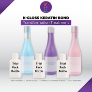 OKIE K-Gloss Keratin Bond Transformation Treatment (Smoothing / S.4 / Pinkbond) Trial Pack Hair Treatment Hair Mask