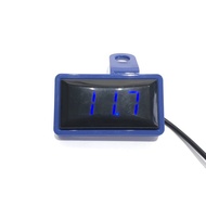 Motorcycle battery volt meter