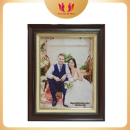 Hanoi portrait rice painting - WEDDING GIFT (REFERENCE PAINTING SAMPLE)