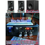 POWER AMPLIFIER CLASS D DIGITAL AUDIO TPA3116D2 2.1 SUBWOOFER RAKITAN TINGGAL PAKAI