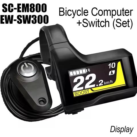 Cycling Computer SC-EM800 Steps Display E-BlKE Display Electric Bike Displays Screen EW-SW300 Switch