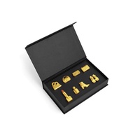 TOP !!! KARREN HEMATITE MINIATURE PACKAGE DAISY PETITE ROUND PACKAGE TRIANGLE ROUND ROSE BROOCH RING
