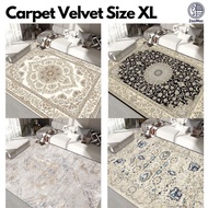 [Zoomac] Karpet Velvet XL Carpet Floor Mat/ Rug/ karpet Iran Velvet Turkey  Home Deco Carpet Rug Mat