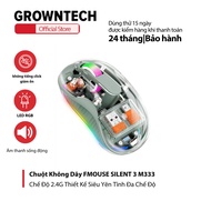 FMOUSE SILENT 3 Wireless Mouse M333 2.4G Mode Super Quiet Multi-Mode Design