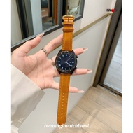 22mm Premium Oil Wax Genuine Leather Ladies Strap For Huawei watch gt6/g5/g4/gt3/gt2 46mm/watch5/Wat