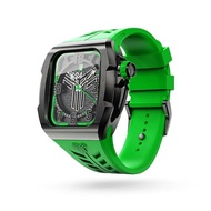 【Y24】 Quartz Watch 45mm 石英錶芯 含錶殼 手錶 QWC-45-BK-GR 綠/黑 -送原廠錶帶.紙袋