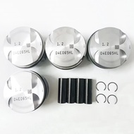 4 PCS 04E107065HL 04E107065EE 04E 107 065 EE Piston STD for Audi A3 8V1 8VS 8VA EA211 1.2 TSI CJZ CY