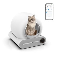 鬼佬倉 - 自動貓砂盆 自清潔貓砂盆大容量清潔機器 APP 控制/除臭/安全保護/低噪音貓砂盆 適用於多隻貓