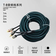 Car Audio Subwoofer Audio Cable l Green Color Network Management TB5 5m Pure Copper Audio Signal Cab