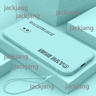 เคส Samsung J7PRO เคสโทรศัพท์เคสโทรศัพท์ Silicon TPU โทรศัพท์ภาษาอังกฤษส่วนตัวพร้อมสายคล้องเดียวกัน