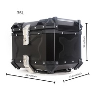 Motorcycle Trunk Storage Box Waterproof Quick-Detachable Aluminum Alloy Tail Box 45L/55L/65L Multi-S