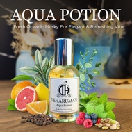 M25 Aqua Potion Fresh Aquatic Musky Woody Men Perfume