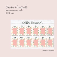 *SOFTCOPY* Carta Harijadi — KECERIAAN DAN HIASAN KELAS (Tema Floral) *SOFTCOPY*