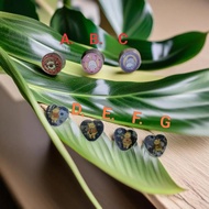 Pooh and love Pooh coin motif translucent hole beads||Beads Beads