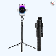 พร้อมส่ง! ขาตั้งกกล้องมือถือสำหรับเซลฟี่ ไลฟ์สดรุ่น K28P พร้อมรีโมทบลูทูธไร้สาย ยืดสูงสุด 175 ซม.  ข
