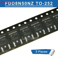 5pcs FDD8N50NZ TO-252 FDD 8N50NZ 8N50 TO252 SMD N-channel 8A/500V MOSFET Transistor new original
