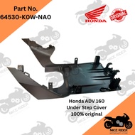 Honda ADV 160 under step floor cover bawah pijak lantai inner cover 100% original  64530-K0W-NA0