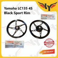 Yamaha LC135 4s Black Sport Rim - 1S8-F5168-00-33 / 1S8-F5338-00-33 (100% Original)
