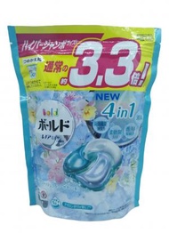 寶潔 - P&amp;G - ARIEL P&amp;G Ariel 4D 炭酸機能 洗衣球 微香 淺藍色 39粒 -日本平行進口