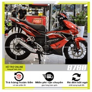 WINNER X HRC REMOVABLE STICKER RED CAR STICKER 8780 - COLLECTION DECAL