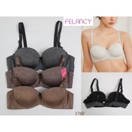 Women's Underwire Bra Thin Foam Half Cup FELANCY Plain Underwear 34B 36B 176F