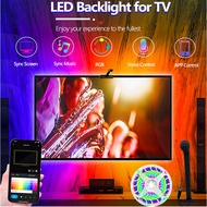 Envisual TV LED Backlights With Camera,RGBIC WiFi TV Backlights Ambient Light For 20-85 inch TV and 