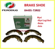 100% ORIGINAL PERODUA MYVI MYVI LAGI BEST AXIA BEZZA REAR BRAKE SHOES 04495-73R01 / 04495-73R02 MYVI