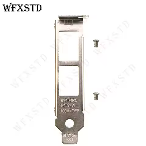 1pcs Low Baffle Profile 2U Bracket For Intel X540-T2 X550-T2 E10G42BT 10G Network Card Support Board