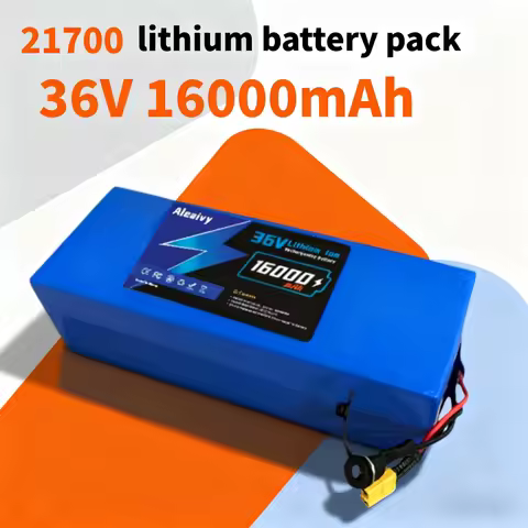 36V 16Ah 21700 10S3P Lithium ion Battery Pack 1000W Power Tool Battery Outdoor Backup Battery with 3