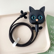 Black Cat Charger Protectors Charger Protective Case for iPhone 40W Adapter 17pro Max