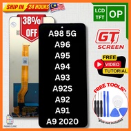 Compatible With OP A98 5G A96 A95 A94 5G A93 A92S A92 A91 A9 2020 LCD TFT Digitizer Screen Ganti OEM